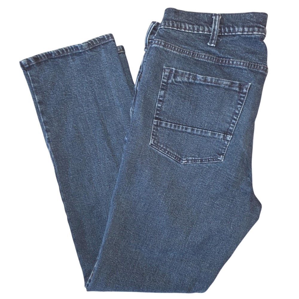 Nautica Straight Fit Jeans Mens Denim Pants Dark Wash Size 36 x 32 - Picture 3 of 11